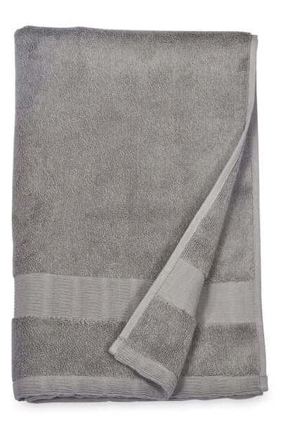 Shop Dkny Mercer Hand Towel In Grey