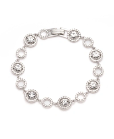 Shop Givenchy Silver-tone Crystal Flex Bracelet