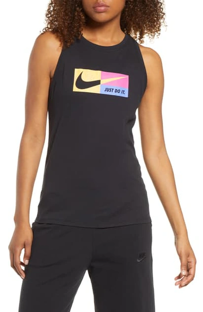 Shop Nike Icon Clash Dri-fit Tank In Black