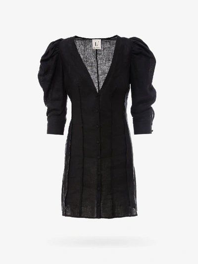 Shop L'autre Chose Dress In Black