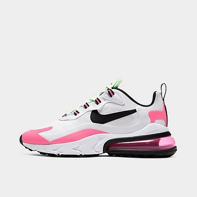Shop Nike Women's Air Max 270 React Se Casual Shoes In Pink/white