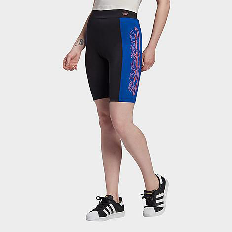 adidas originals black cycling shorts