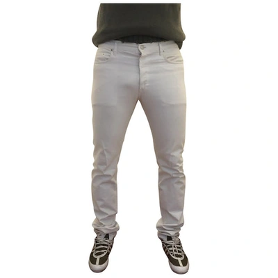 Pre-owned Dior Trousers In White