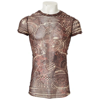 Pre-owned Jean Paul Gaultier Brown T-shirts