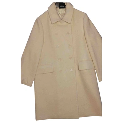 Pre-owned Aspesi White Wool Coat