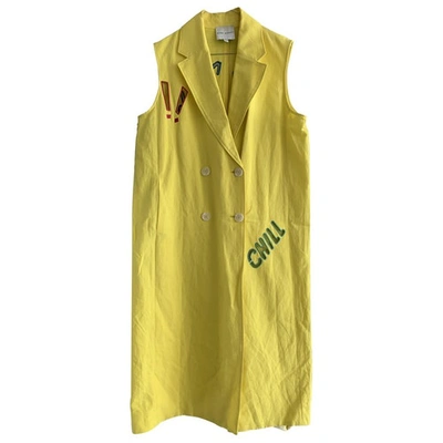 Pre-owned Mira Mikati Yellow Cotton Jacket