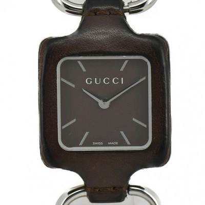 Pre-owned Gucci Steel Watch