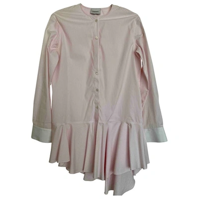 Pre-owned Monographie Mini Dress In Pink