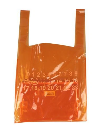 Shop Maison Margiela Woman Handbag Orange Size - Pvc - Polyvinyl Chloride