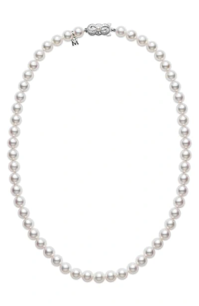 Shop Mikimoto Essential Elements Akoya Cultured Pearl Necklace In 18kyg