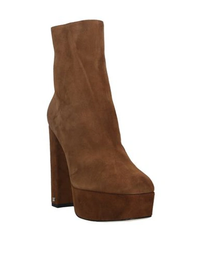 Shop Sergio Rossi Ankle Boots In Brown