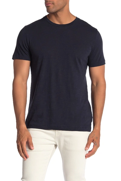 Shop Theory Gaskell Short Sleeve Slub T-shirt In Eclipse
