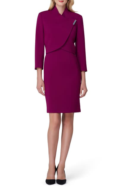 tahari sheath dress with jacket