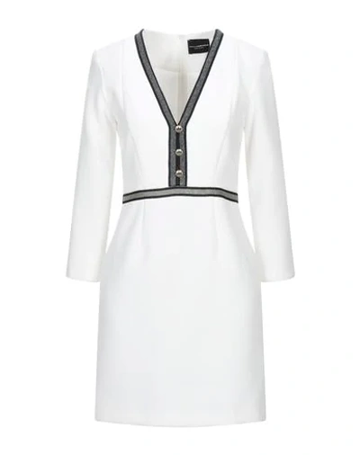 Shop Atos Lombardini Short Dresses In White