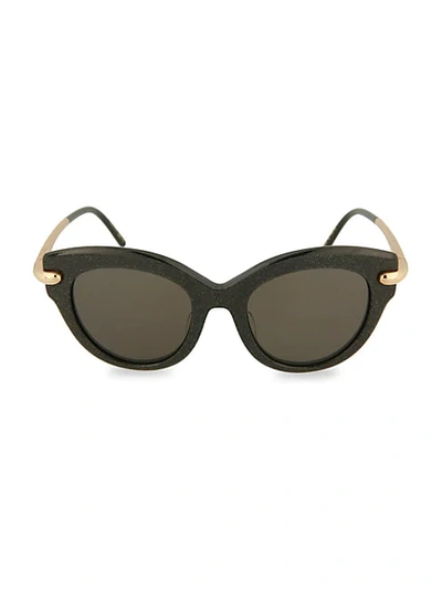 Shop Pomellato 51mm Cat Eye Sunglasses In Black