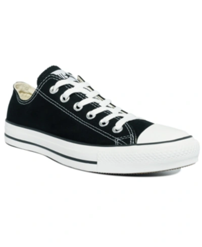Shop Converse Men's Chuck Taylor Low Top Sneakers From Finish Line In Black, White