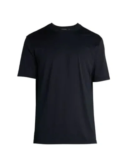 Shop Ermenegildo Zegna Leggerissimo T-shirt In Navy