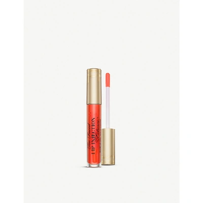 Shop Too Faced Lip Injection Extreme Plumping Lip Gloss 4g In Tangerine Dream
