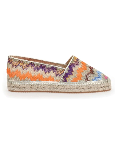 Shop Missoni Espadrilles In Multi