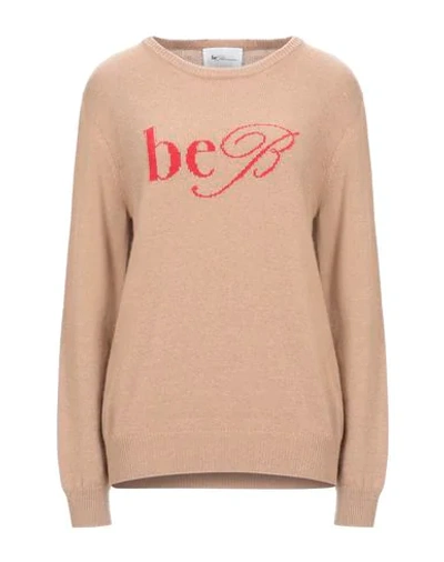 Shop Be Blumarine Sweaters In Beige