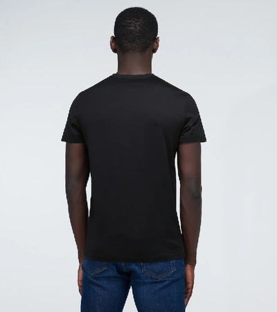 Shop Moncler Logo Patch T-shirt In Black