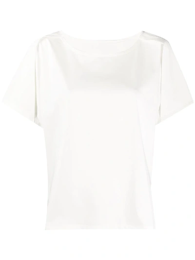 Shop Issey Miyake Short Sleeve T-shirt In White