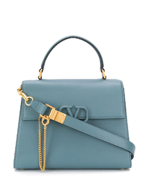 Valentino Garavani Vsling Tote Bag In Blue | ModeSens