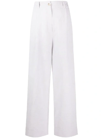 Shop A Kind Of Guise Banku Wide-leg Trousers In Grey