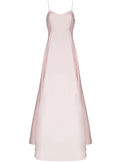 Shop Bernadette Gwyneth Taffeta Gown In Pink