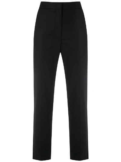 Shop Egrey Pockets Cropped Trousers In Black