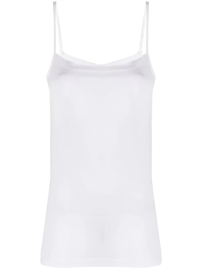 Shop Wolford Hawaii Vest Top In White