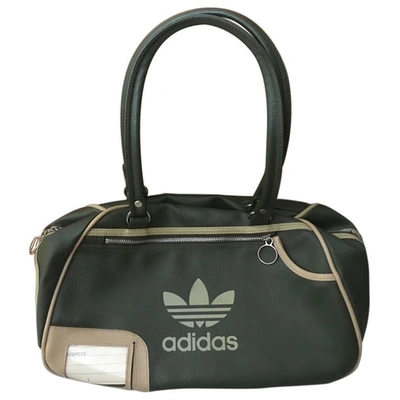 Pre-owned Adidas Originals Green Leather Handbag