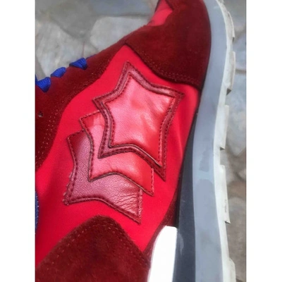 Pre-owned Atlantic Stars Low Trainers In Red