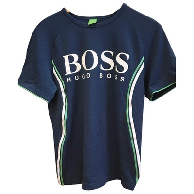Pre-owned Hugo Boss Blue T-shirts