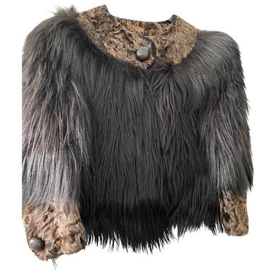 Pre-owned Hockley Brown Fur Jacket