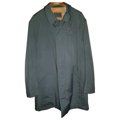 Pre-owned Canali Black Coat