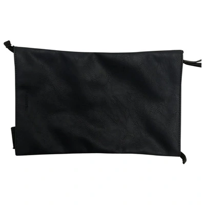 Pre-owned Jil Sander Black Leather Clutch Bag