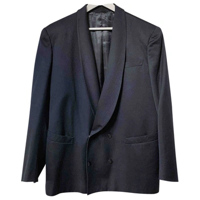 Pre-owned Mugler Black Wool Jacket