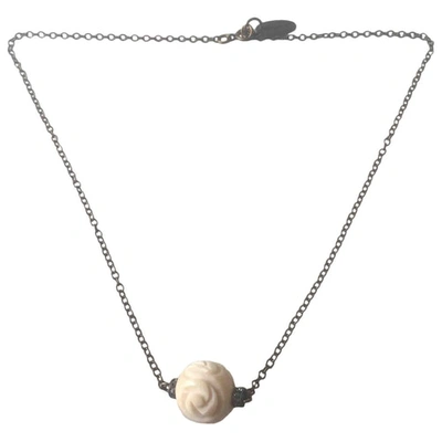 Pre-owned Isabel Marant Étoile Necklace In Ecru