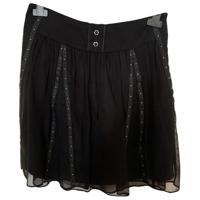 Pre-owned Coach Mini Skirt In Black