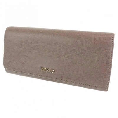Pre-owned Furla Beige Leather Wallet