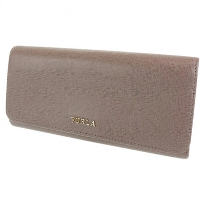 Pre-owned Furla Beige Leather Wallet