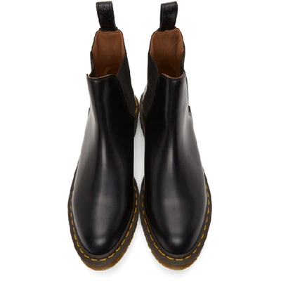 Shop Comme Des Garçons Comme Des Garçons Comme Des Garcons Comme Des Garcons Black Dr. Martens Edition Made In England Chelsea Boots In 1 Black