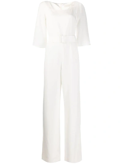 Shop Goat Jagger Square Neck Jumpsuit In White