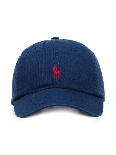 Shop Polo Ralph Lauren Classic Sport Logo-embroidered Cap In Blue