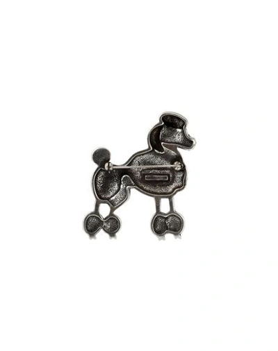 Shop Marc Jacobs Brooches In Silver