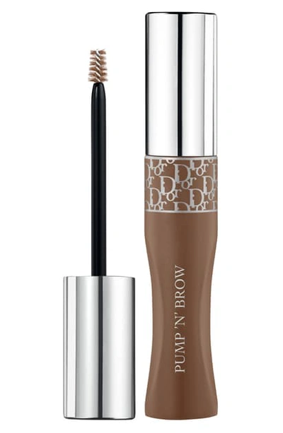 Shop Dior Show Pump N Brow Squeezable Brow Mascara In 021 Chestnut
