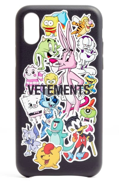 Shop Vetements Monsters Stickers Iphone X/xs/xs Max Case In Iphone Xs