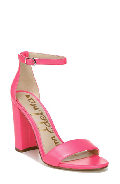 sam edelman heels pink