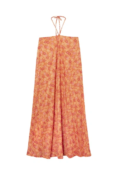 Shop Musier Paris Skirt Dakota In Orange